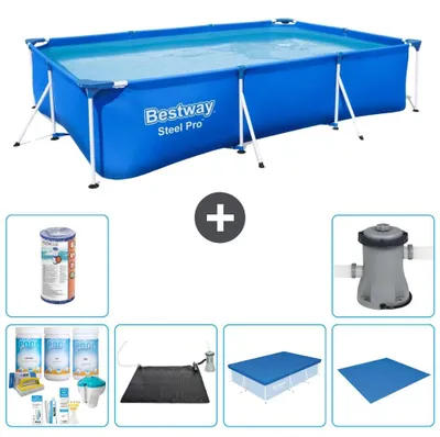 Obrázek produktu pro Bestway Steel Pro, obdélníkový bazén - 300 x 201 x 66 cm - 7 dílů, model S21546