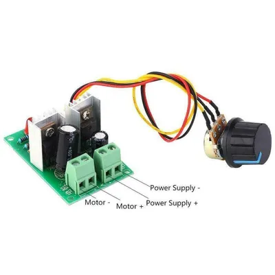 Obrázok produktu pre 1 KUS 12 V-36 V Šírka impulzu PWM DC regulátor otáčok motora Ovládač Spínač 2