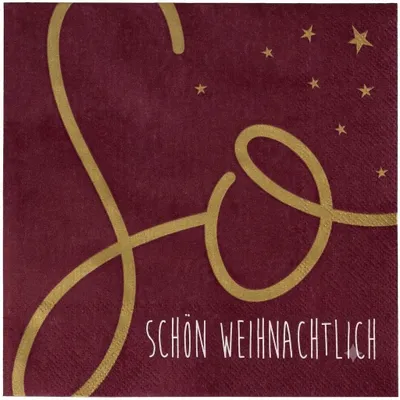 Produktbild von Serviette "So schön weihnachtlich"