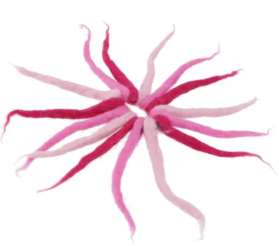 Produktbild von Filzhaargummi, Elfen Haarschmuck - Pink, Haarspangen, Haarschmuck