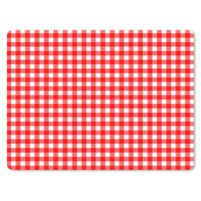Obrázek produktu pro Podložka pod myš - Červená - Rustikální - Vzory - 40x30cm - Podložka pod myš