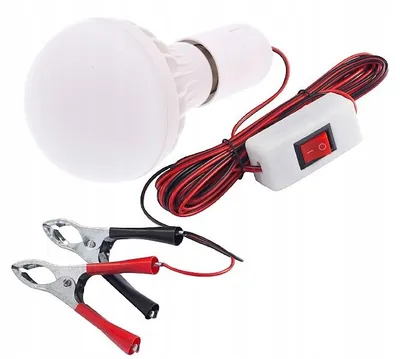 Produktbild von DBautomotive LED Werkstattlampe 12V mit Krokodilklemmen