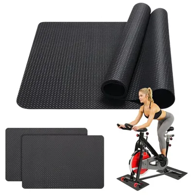 Zdjęcie produktu dla Mata ochronna podłogi, grubość 5 mm, antypoślizgowa mata sportowa do sprzętu fitness