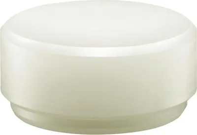 Produktbild von Halder Schonhammerkopf Durchmesser 80mm Nylon weiß rückschlagfrei für 811520 / 593 - 3508080