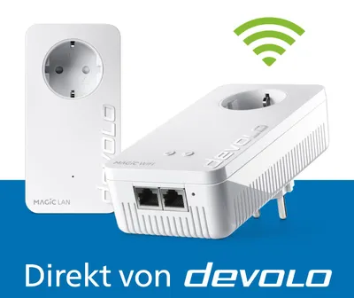 Zdjęcie produktu dla devolo Magic 2 WiFi next Powerline Mesh WLAN wzmacniacz 2x adapter