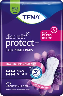 Produktbild von TENA LADY - Discreet Maxi Night - 6x12Stk.