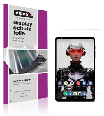 Produktbild von 2x Schutzfolie für BNCF BPad T1 klar Displayschutzfolie Folie Display Schutz dipos