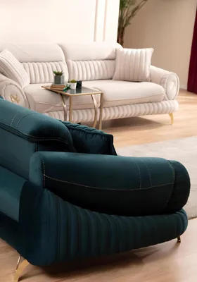 Produktbild von Wohnzimmer Polstermöbel Textil Sofagarnitur 331 Sitzer Modernes Sofa