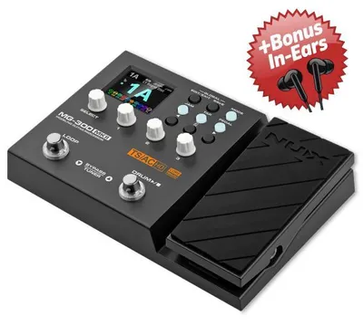 Produktbild von NUX Multi-Effektgerät MG-300 MKII für E-Gitarre + Bonus In-Ear Kopfhörer