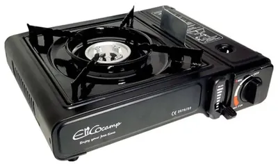 Obrázok produktu pre Prenosný kempingový plynový sporák ELICO BDZ-155B pre 2.2 kW náplne, piezozapalovanie.