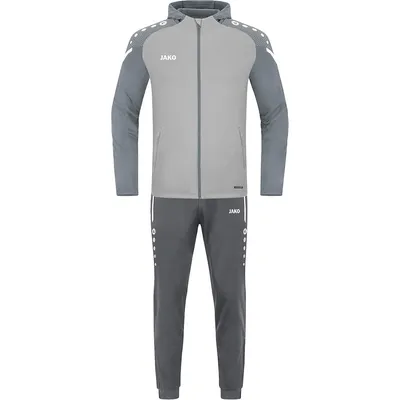 Zdjęcie produktu dla JAKO dres unisex z poliestru z kapturem, kolor: szary/szary, rozmiar: S