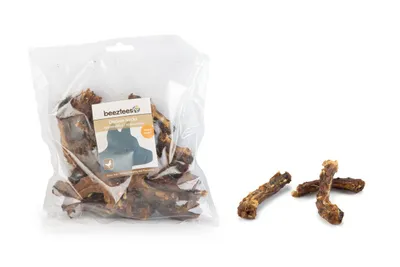 Productafbeelding van Natuurlijke honden snack: Kippennekken, Beeztees, 200g