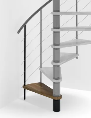 Produktbild von Minka Höhenerweiterung für Venezia Smart 120cm Durchmesser Eiche Schwarz