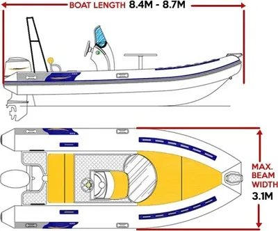 Produktbild von Persenning RIB Schlauchboot Abdeckplane