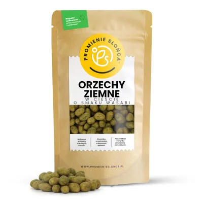 Zdjęcie produktu dla Orzechy Ziemne w Cieście o Smaku Wasabi 200 g