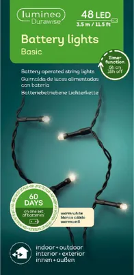 Produktbild von LED Durawise Basic-Beleuchtung L.350cm schwarz/warmes weiß