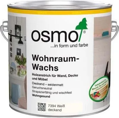 Produktbild von Osmo Wohnraum - Wachs 2,5 l, weiß deckend