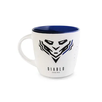 Zdjęcie produktu dla DIABLO Kubek Ceramiczny 300 ml | Gamingowy Gadżet dla Gracza | Biało-niebieski