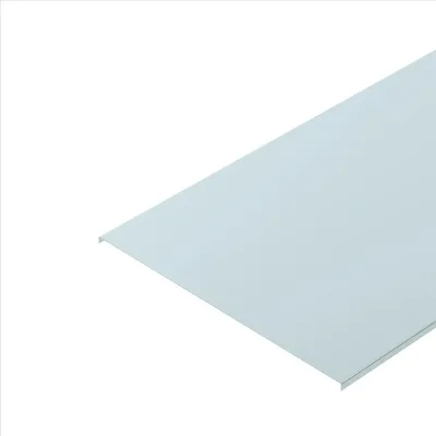 Produktbild von OBO Deckel ungelocht, Kabelrinne und Kabelleiter, 500mm, Stahl bandverzinkt, Stange mit 3m, 1 Stk.