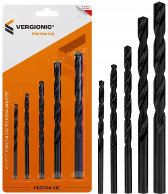 Produktbild von Vergionic 7952 HSS-Bohrerset für Metall 4–10 mm, 5-teilig