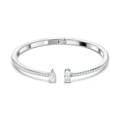 Produktbild von SWAROVSKI Damen Armreif Weiß Rhodiniert MESMERA 5556912