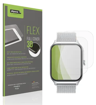Image de 2x Full Cover mat Film pour Popglory P125 Film de protection ecrán