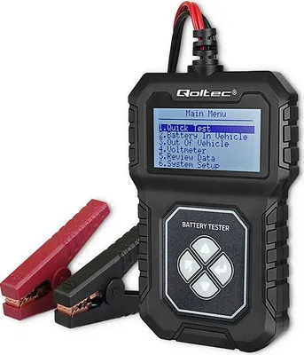 Image de Qoltec Battery tester with LCD 12V 30Ah 220Ah AGM GEL