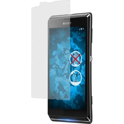 Produktbild von 4er-Pack PhoneNatic Displayschutzfolien matt  kompatibel mit Sony Xperia L