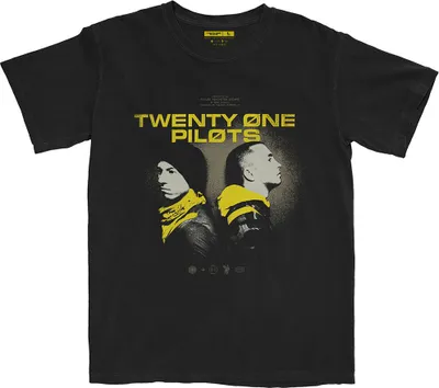 Produktbild von Twenty One Pilots Back To Back Black M T-Shirt