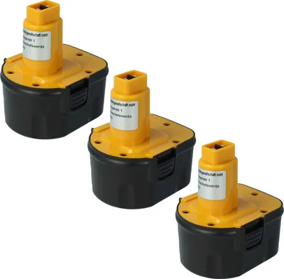 Produktbild von vhbw 3x Akku Ersatz für Roller 571513, 571510 für Werkzeug (2000 mAh, NiMH, 12 V)