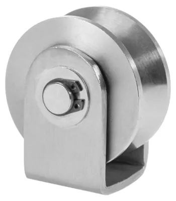 Produktbild von Edelstahl V4A Torrolle Hohlkehle Schiebetor Schiebetür Rolltür Rolltor Laufrolle