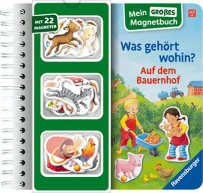 Image de Mein großes Magnetbuch - Was gehört wohin? Auf dem Bauernhof