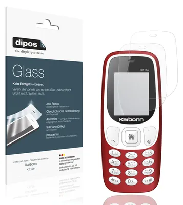 Immagine prodotto di 2x Pellicola Protettiva per Karbonn K310n Protezione opaco Vetro Flessibile 9H dipos