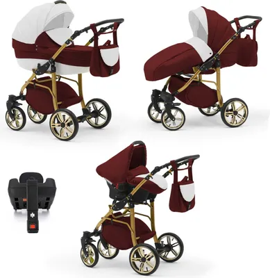 Produktbild von Kinderwagen 5 in 1 Neo Gold inkl. Sportsitz, Autositz und Iso Base - 17 Teile - in 22 Farben
