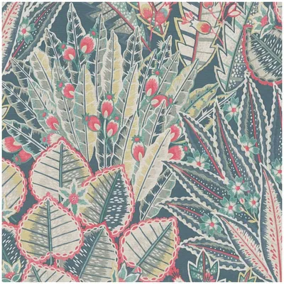 Immagine prodotto di Profhome 396532-GU Blumen Vliestapete Floral matt blau grün rot 5,33 m2