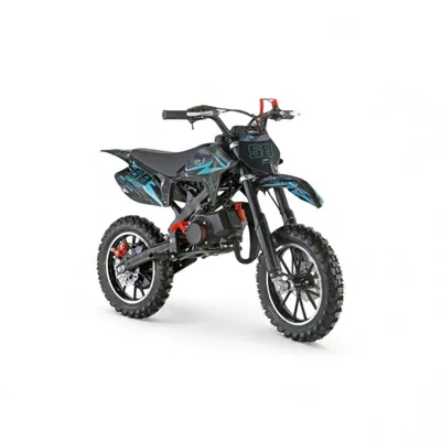 Produktbild von Dirtbike 703A, 49 ccm 2-Takt Motor, Türkis, 120x56x78 cm, 3-fach drosselbar