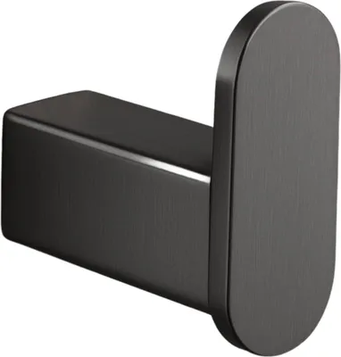 Produktbild von Balneo | Handtuchhaken Edelstahl GUN METAL anthrazit | Badezimmerhaken QARX Rostfrei | Wandhaken für Badezimmer