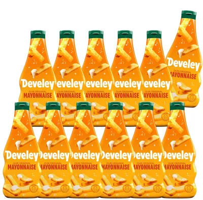 Produktbild von Develey "Unser Original" Mayonnaise Flasche - 12x 500ml