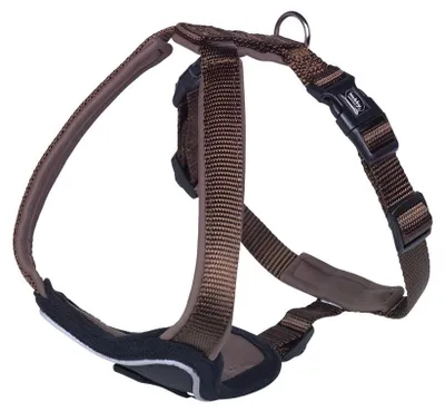 Productafbeelding van Nobby Classic Preno, halsband voor honden, Westengewicht, maat XS-S, bruin, nylon, effen