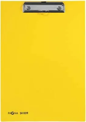 Produktbild von PAGNA Klemmbrett 24009-05 DIN A4 gelb Karton, 1 St.