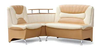 Produktbild von Eckbank Arabika Essecke Sitzbank in Beige-Hellbeige Kunstleder mit Ablage Stauraum