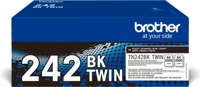 Produktbild von Brother TN-242BKTWIN, 2500 Seiten, Schwarz, 2 Stück(e)