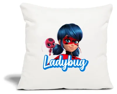 Produktbild von Spreadshirt Miraculous Ladybug Tikki Kissenbezug 45x45 cm, One size, Naturweiß