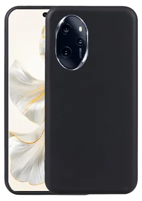 Obrázok produktu pre Silikónové puzdro na mobil Honor 200 Pro, čierne, tenké puzdro z TPU