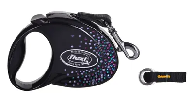 Produktbild von FLEXI Glam Splash Mystic  S - Dog Einziehbare Leine - 3 m - Schwarz