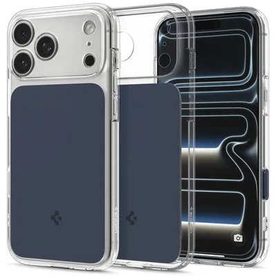 Obrázok produktu pre Spigen Ultra Hybrid T (MagFit), Ochranný obal, Apple, iPhone 18 Pro / 17 Pro, 16 cm (6.3"), Priehľadná, Modrá