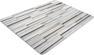 Obrázok produktu pre Podlahová ochranná podložka - Ochranná podložka pod stoličku - Podlahová podložka - 100x70 cm - Biele tabule