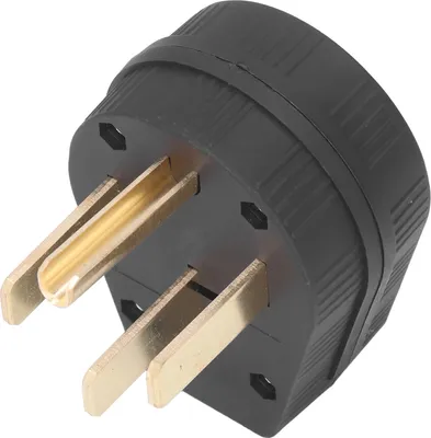 Imagen del producto de Enchufe recto con terminal angular, enchufe de 4 pines, enchufe industrial de 4 pines de 50A, enchufe de alimentación recto industrial, enchufe industrial de 4 orificios, enchufe industrial
