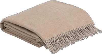 Produktbild von GANT Logo Tagesdecke Farbe Light Taupe Größe 130x180