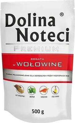 Zdjęcie produktu dla Dolina Noteci Premium Pies Wołowina saszetka 500g